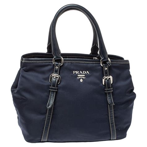 prada handbags navy blue|blue Prada nylon bag.